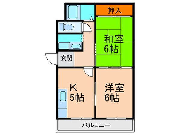 ヴィラ庄内の物件間取画像